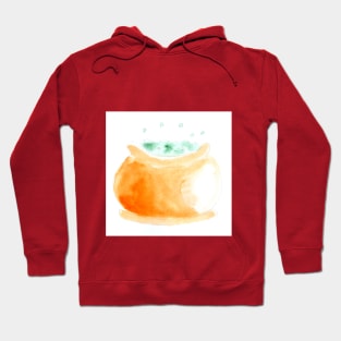 magic potion, pot, food, cute, Holiday, Halloween, illustration, watercolor, festive, good mood, autumn, autumn Hoodie